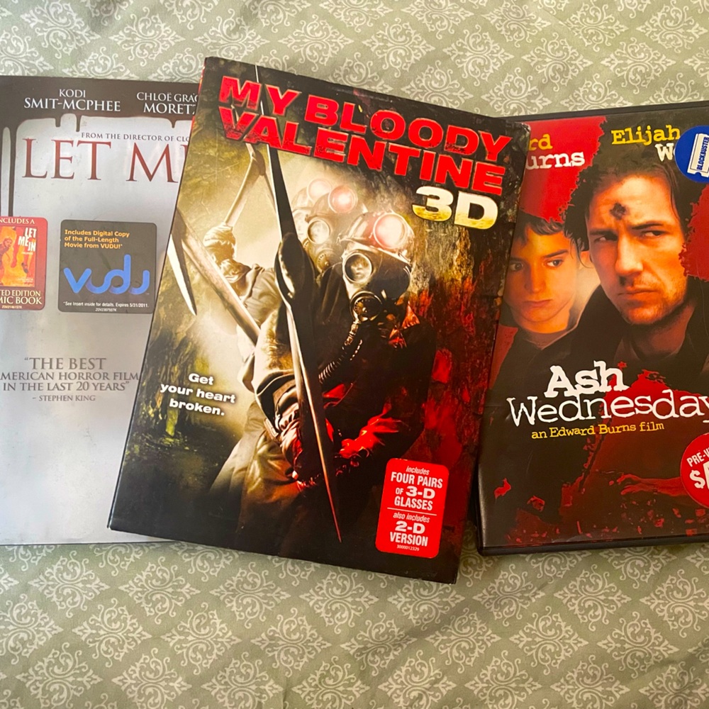 3 DVDs
